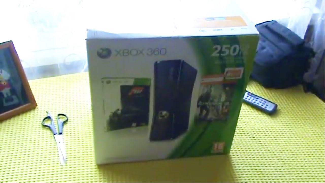 Распаковка Xbox 360 slim