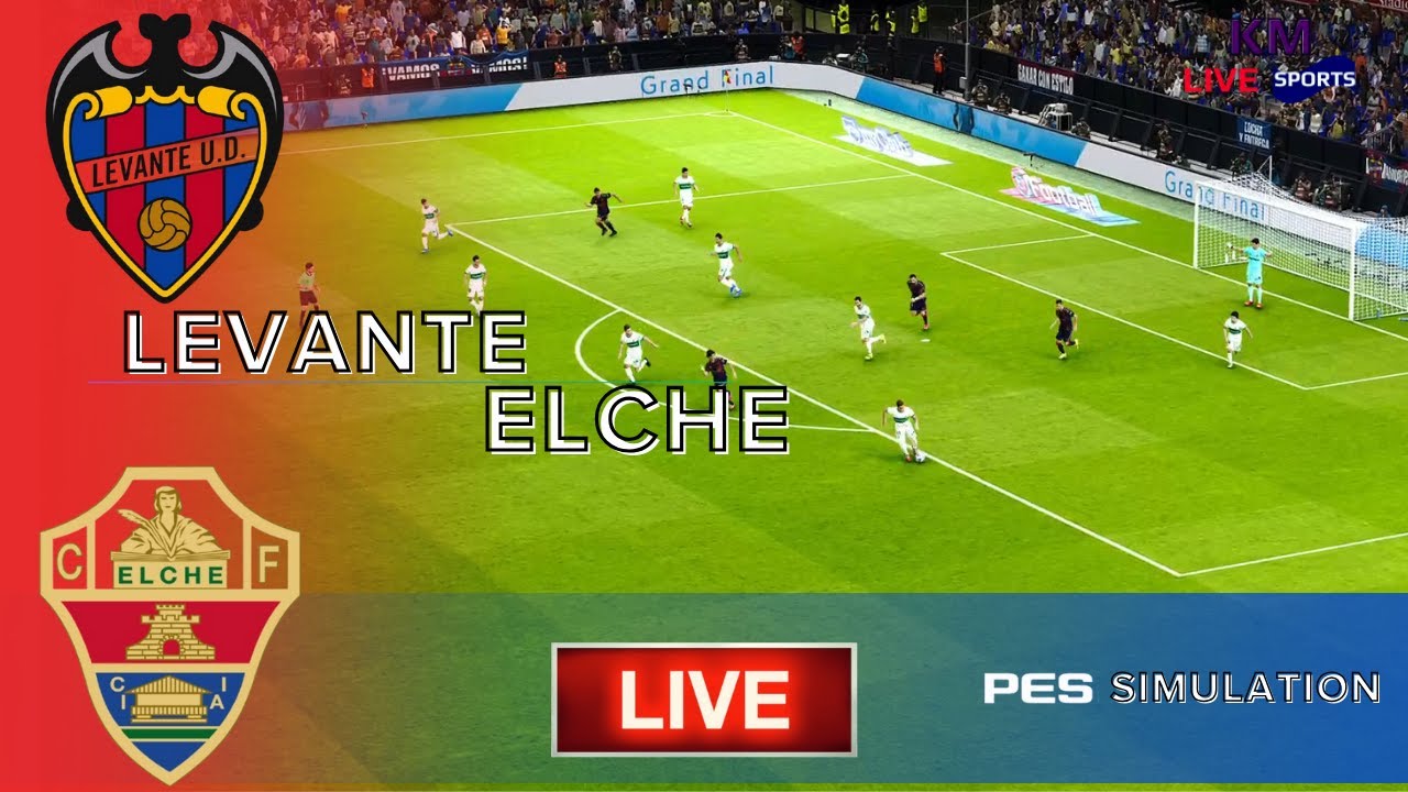 LIVE 🔴| Levante vs Elche - La Liga 2025/26 Full Match - PES 2021