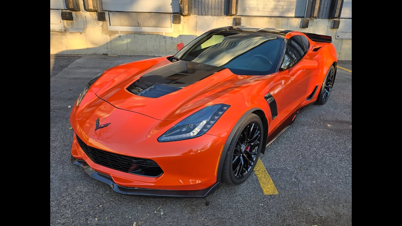 2019 Chevrolet Corvette Z06 2LZ Coupe 7MT 7 Speed Manual Sebring Orange