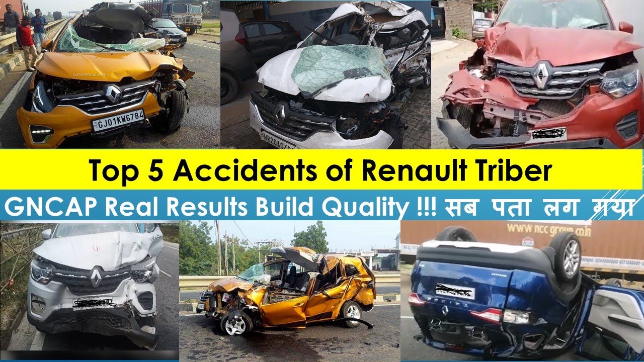 Top 5 Crashes of Renault Triber || Renault Triber Top 5 Accidents || Renault Triber  2021 Accidents