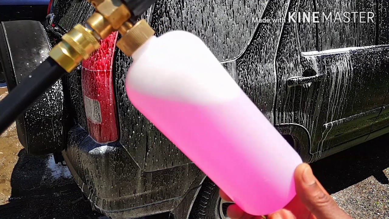 Worx hydroshot in the $17 Amazon foam Cannon