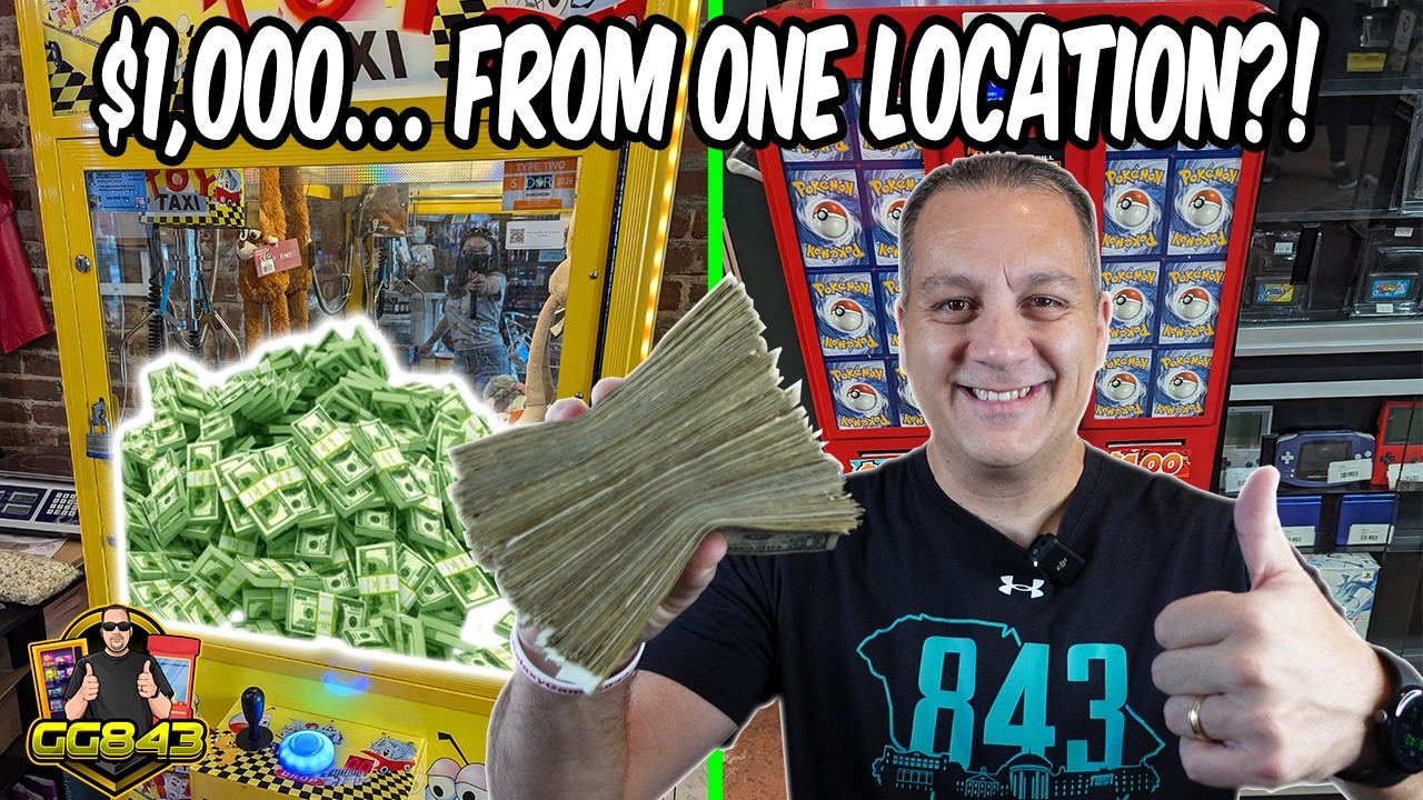 How Much Does ONE Claw Machine Location Make in a Slow Month?
