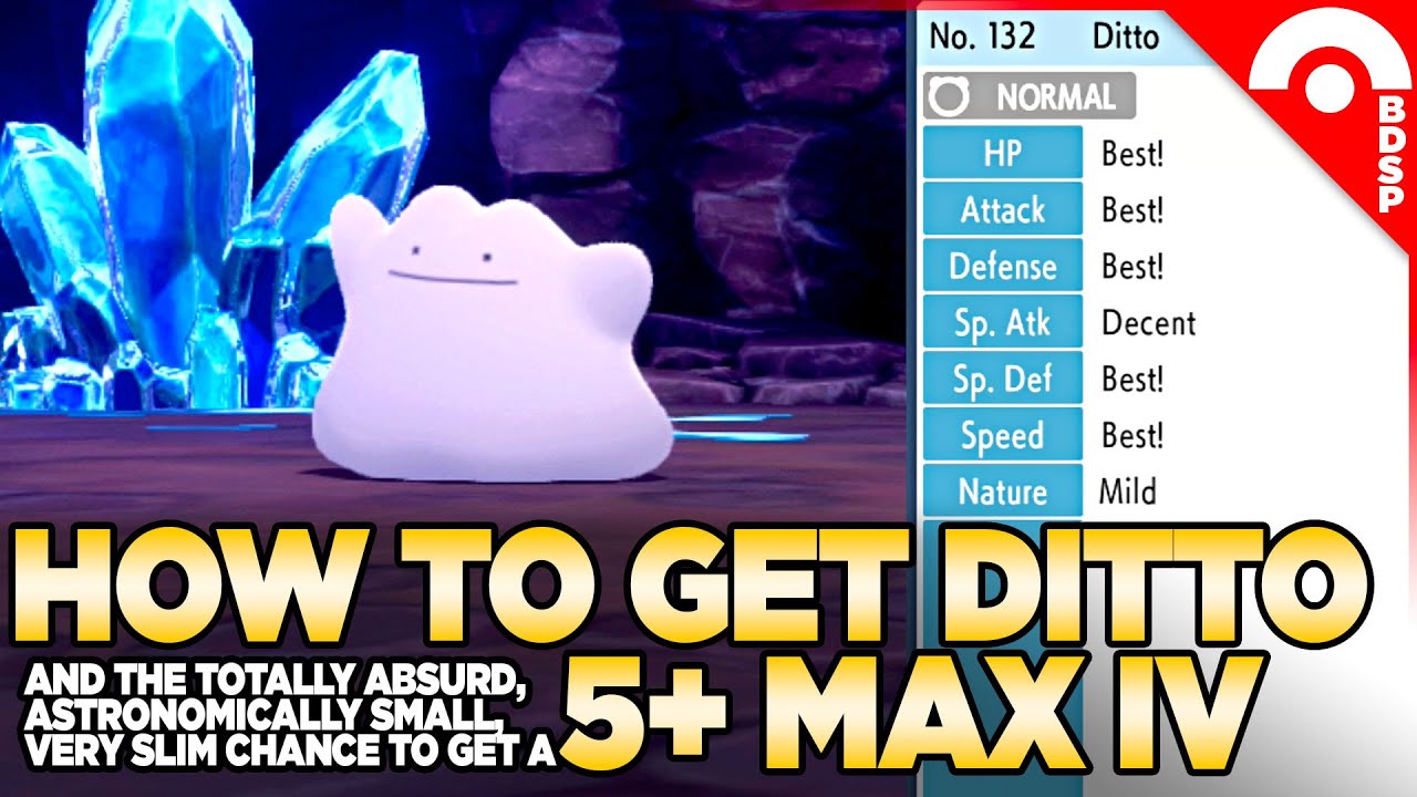 Как получить 5+ MIX IV Ditto (и почему вам это не нужно) Pokemon Brilliant Diamond
