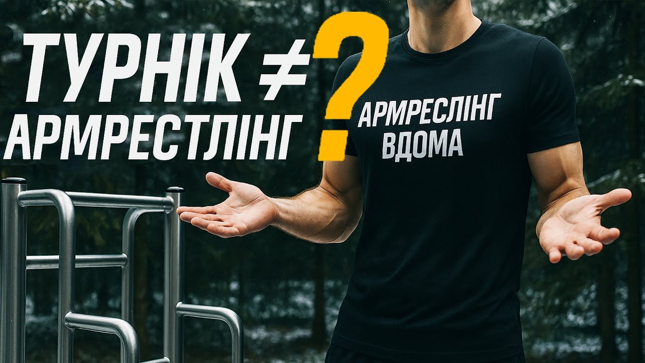 ЧИ МОЖНА НАТРЕНУВАТИСЯ з армреслінгу на турніку?