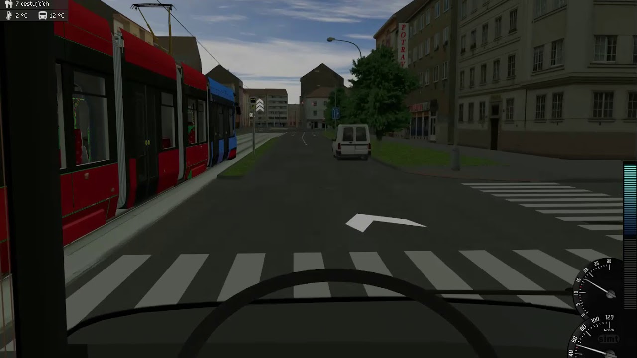 Simt-mhd Timelaps linka 23 Autobusové nádraží - Evropská