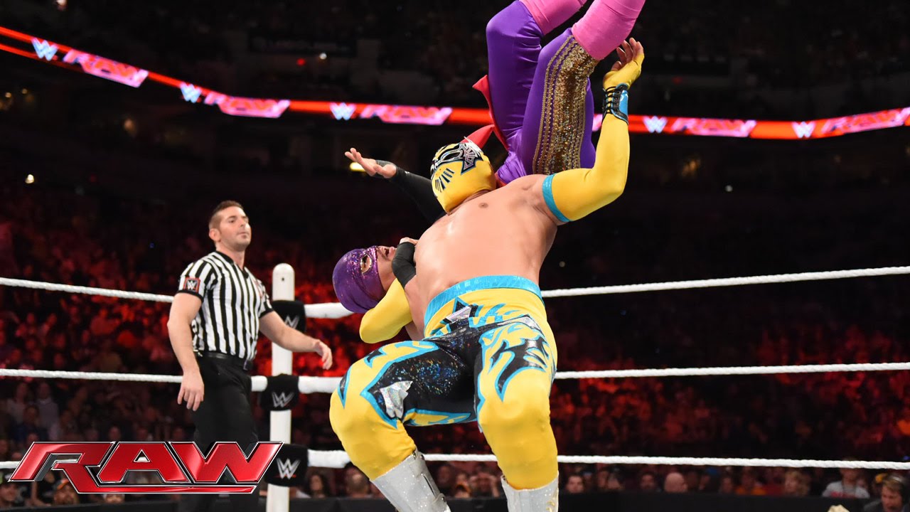 The Prime Time Players & The Lucha Dragons vs. The New Day & Los Matadores: Raw – 17. August 2015