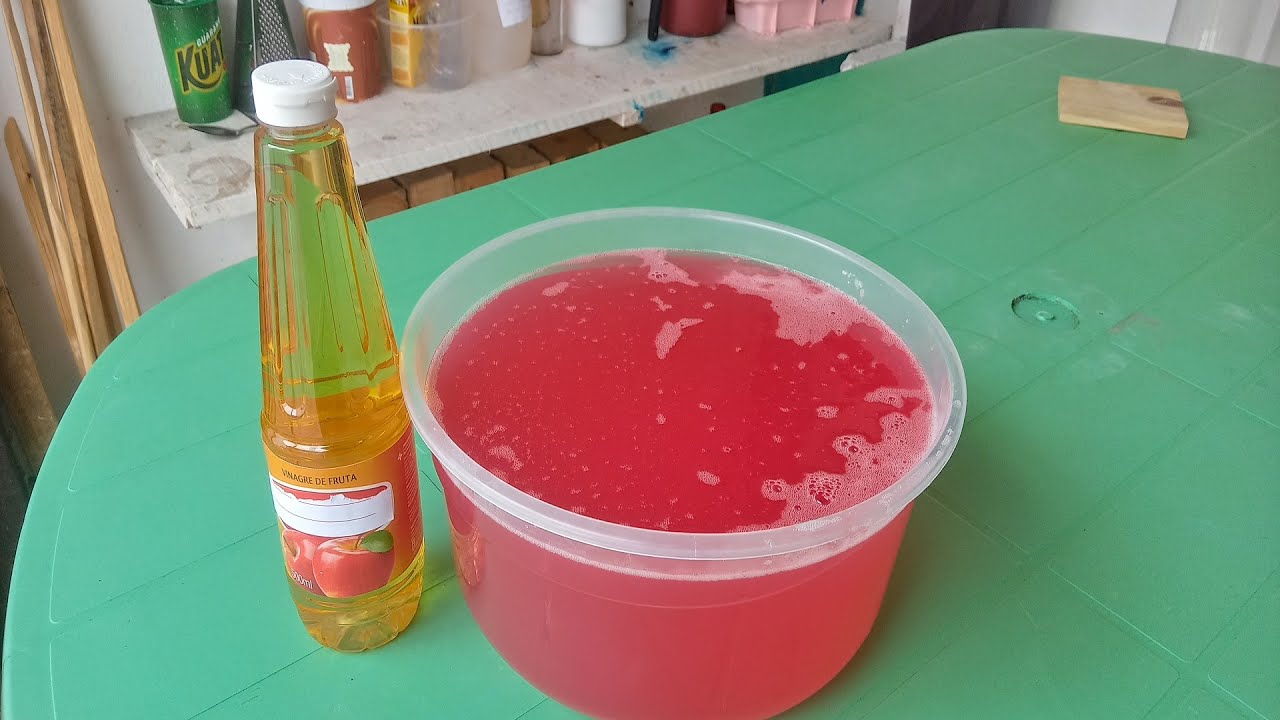 Como fazer detergente de vinagre de maçã!