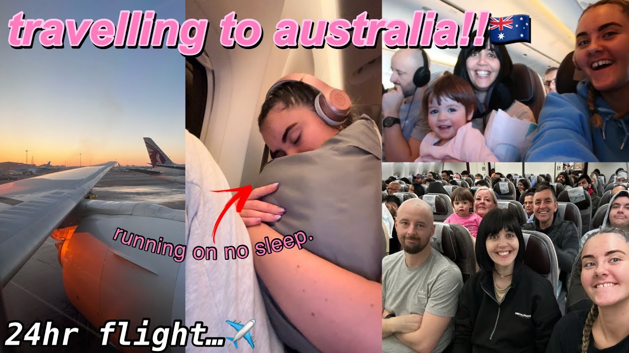 Travelling to Australia!! 24hrs on a plane | UK🇬🇧-AUSTRALIA🇦🇺✈️