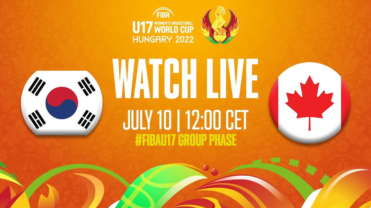 Full Basketball Game | Korea v Canada | FIBA U17 Women's Basketball World Cup 2022