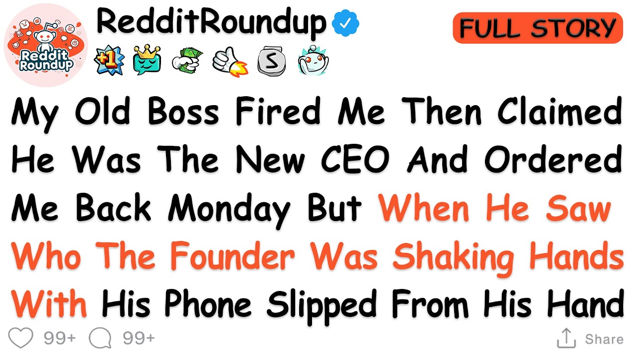 Two Weeks After Firing Me My Boss Announced He Was Taking Over As CEO But When He Walked On...