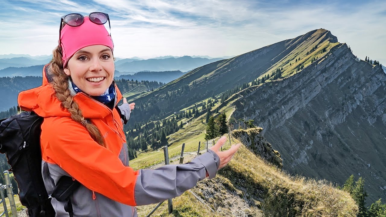 Spektakuläre Gratwanderung im Allgäu: Hochgrat (1.834 m) in Oberstaufen