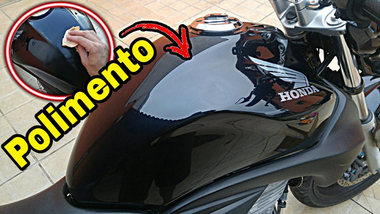 Como Fazer Polimento no Tanque da Moto para Tirar Riscos e Arranhões