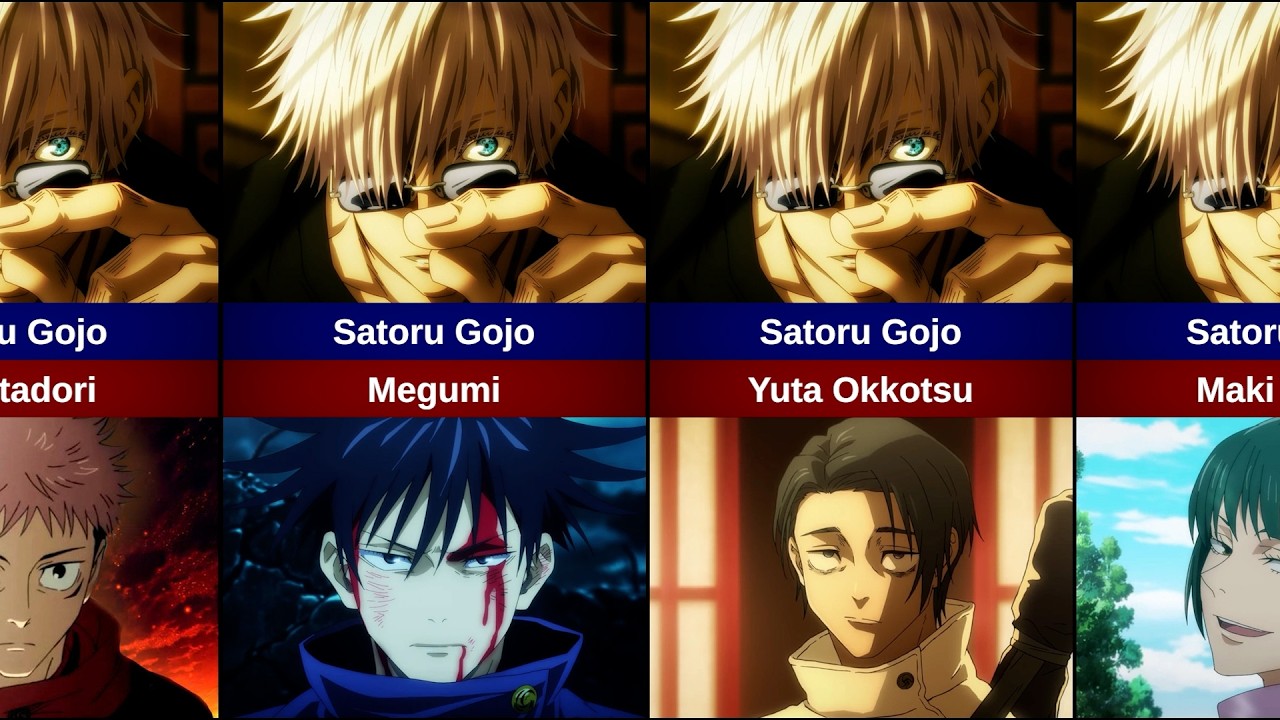 All Teachers and Their Students in Jujutsu Kaisen