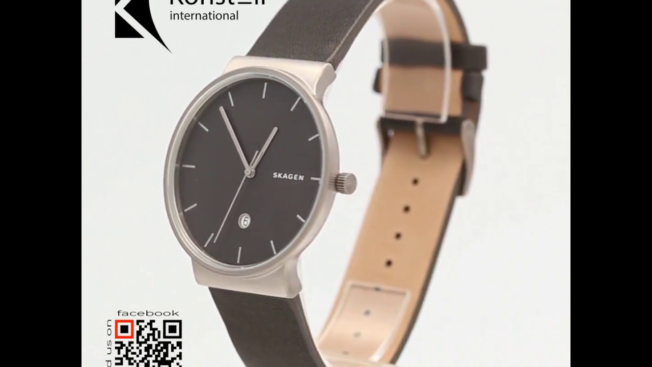 Skagen SKW6320 - Ancher Titanium and Grey Leather Watch | skagenWear