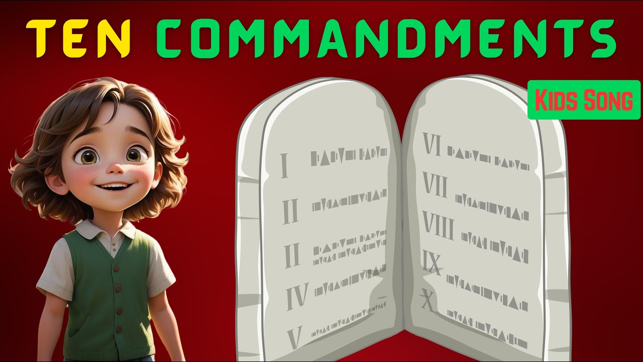 The 10 Commandments Song for Kids | Fun and Easy Bible Song