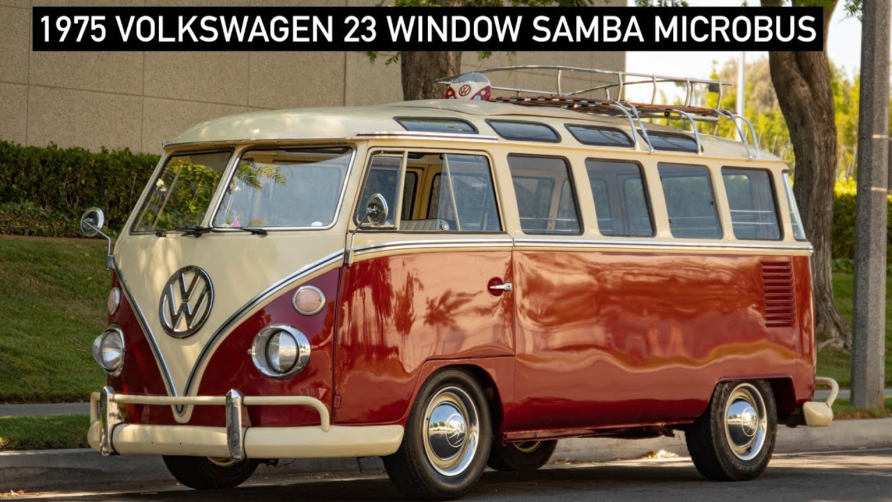 1975 VOLKSWAGEN 23 WINDOW SAMBA MICROBUS arrives for sale at West Coast Classics, Torrance, CA