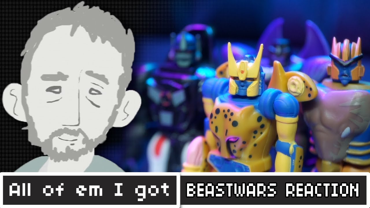 Transformers Beast Wars Reaction figures from Super7 - All of em I Got