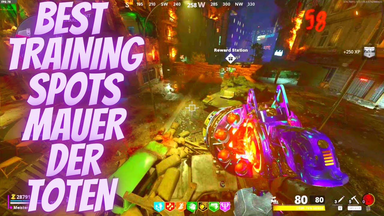 4 BEST TRAINING SPOTS/ HIGH ROUND STRATEGY MAUER DER TOTEN - CALL OF DUTY BLACK OPS COLD WAR ZOMBIES