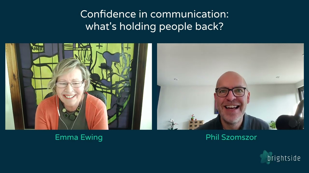 Confidence in communication: what's holding people back? Practical advice from an expert trainer