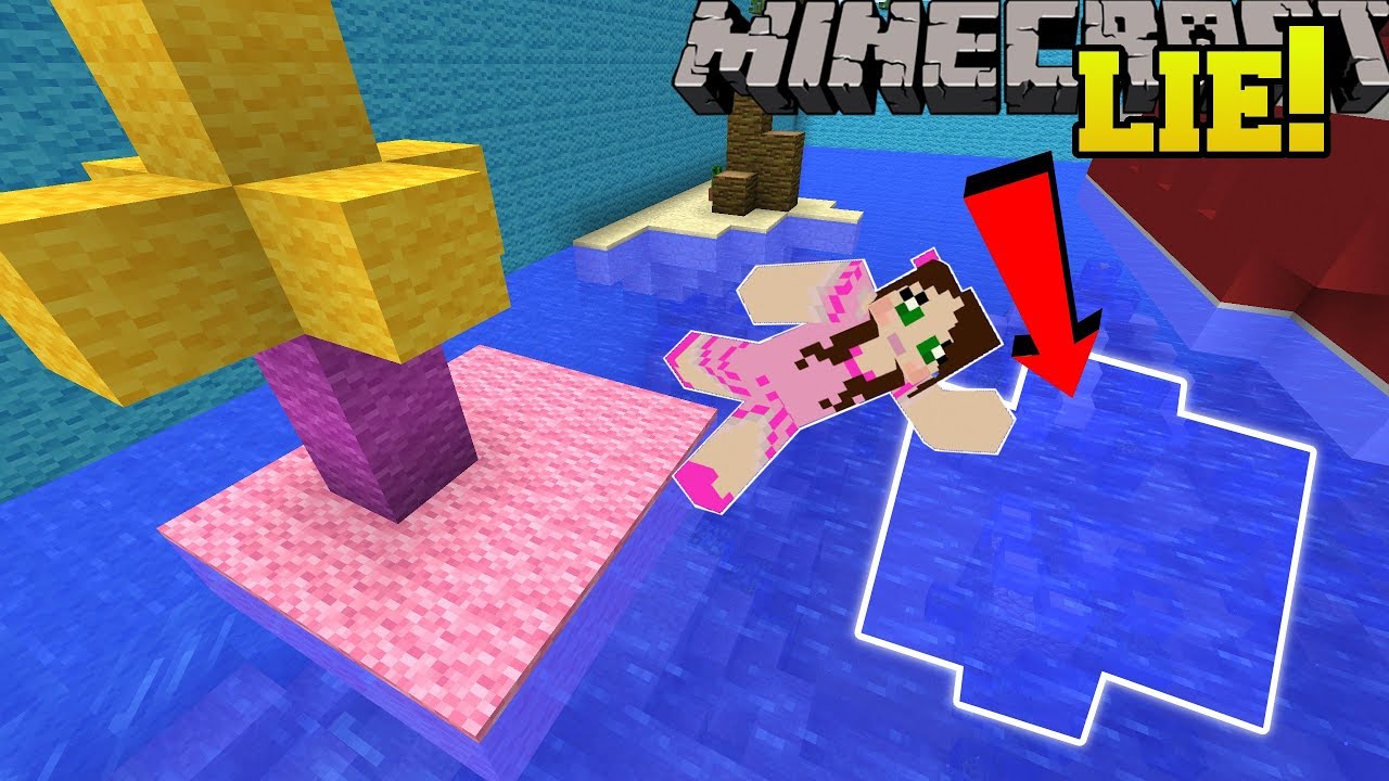 Minecraft: ЭТА ВОДА — ЛОЖЬ! — НАЙДИ 8 КНОПОК — Пользовательская карта