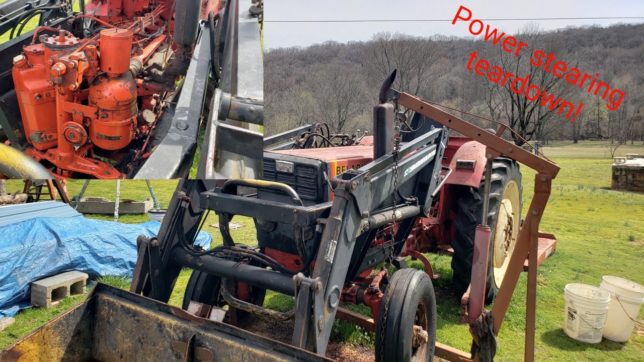 Power steering tear down 84 Belarus 400a