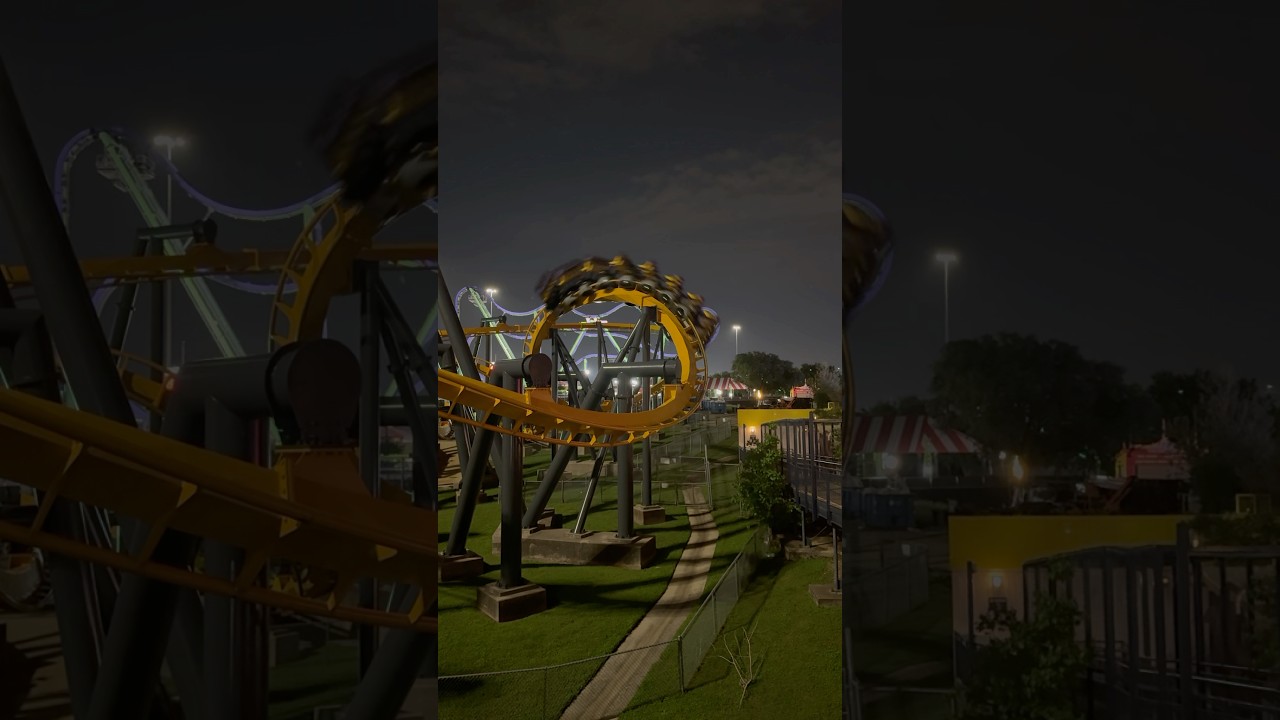 Batman:The Ride | #rollercoaster #amusementpark #sixflags #coaster #themepark #ride #bandm