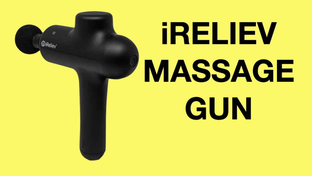 iReliev Percussion Massager Review (Handheld Massage Gun)