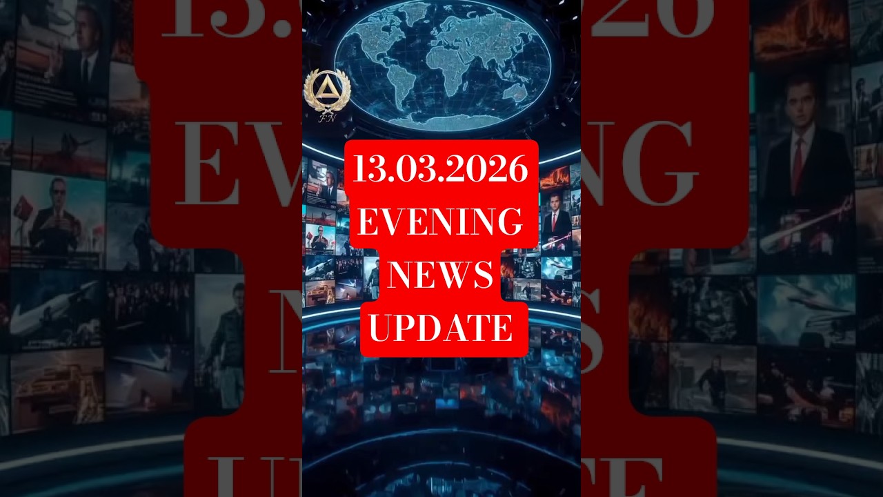 13.03.2026. Evening news update. Top world news, war, peace, politics.