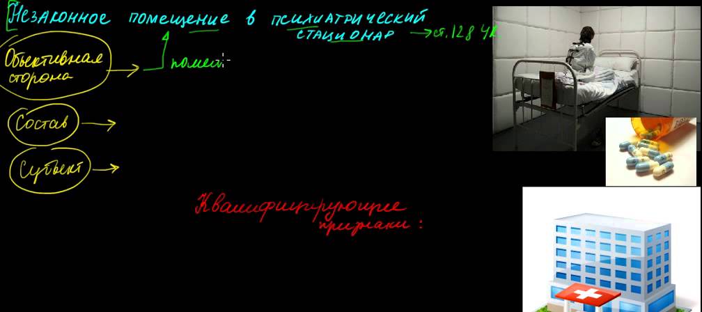 318  Использование рабского труда  Незаконное помещение в психиатрический стационар