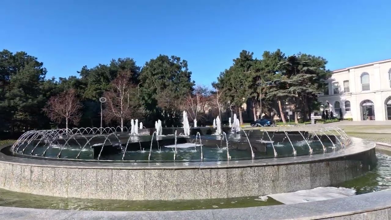 5.3K Campus Walk: From Main Entrance to the Rectorate Building- Yildiz Technical University | Part 1
