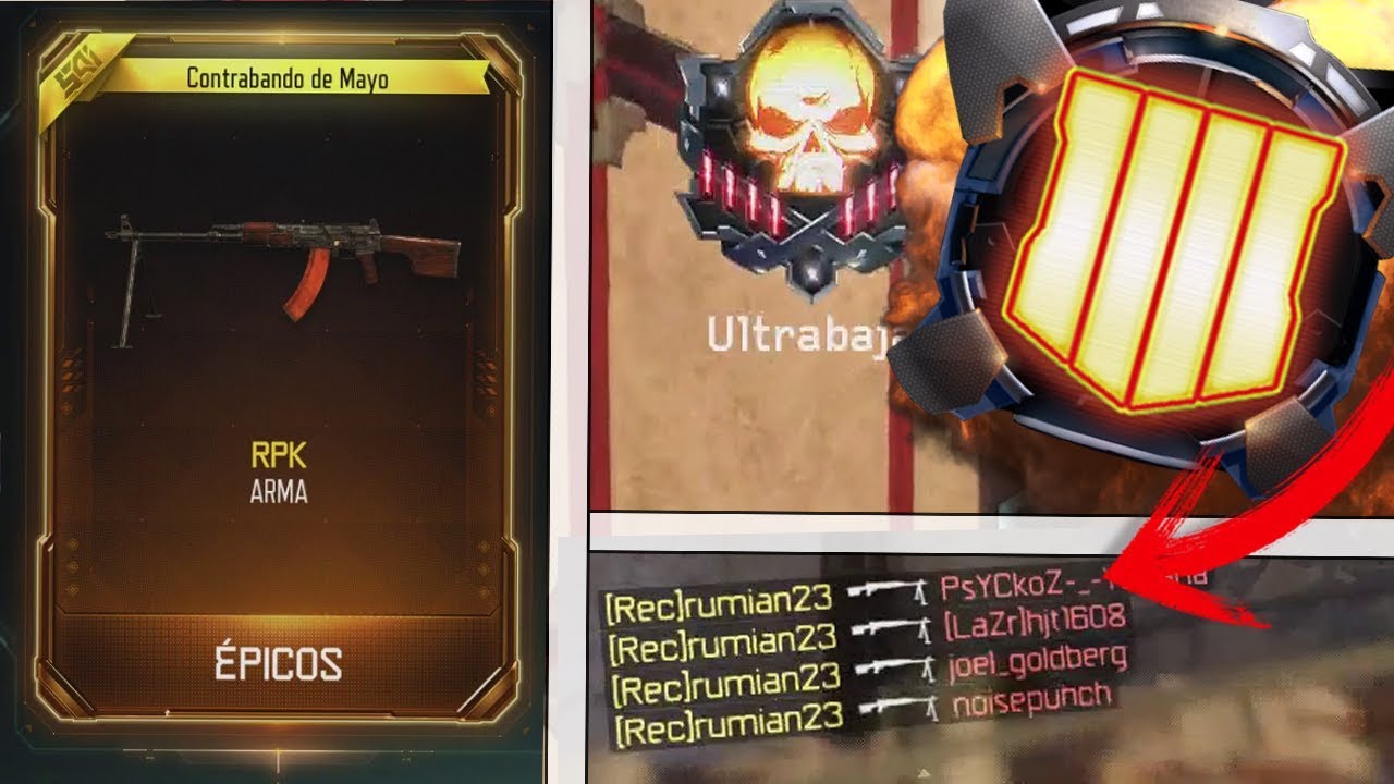 NADA mas que DECIR... Ultrabaja y Quadfeed con la NUEVA RPK - Black Ops 3 -