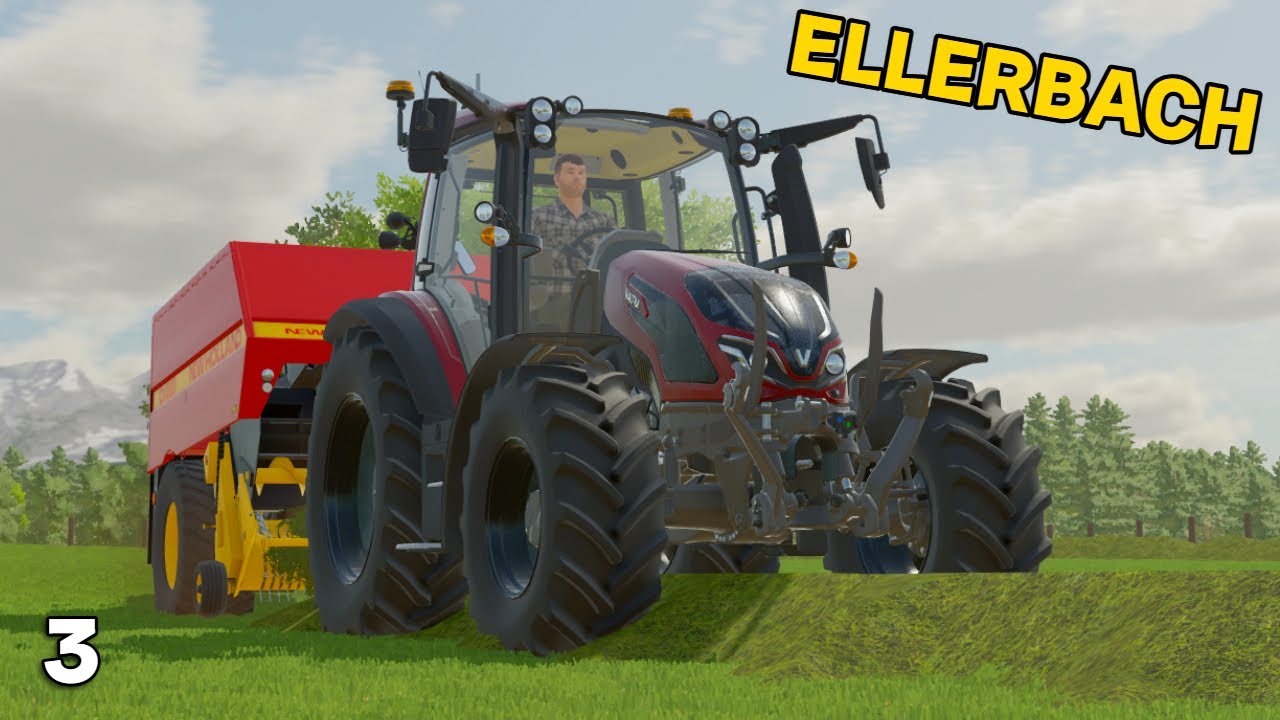Grasbalen Maken, Nieuwe Velden Kopen & Tarwe Zaaien | Ellerbach #3 | FS22