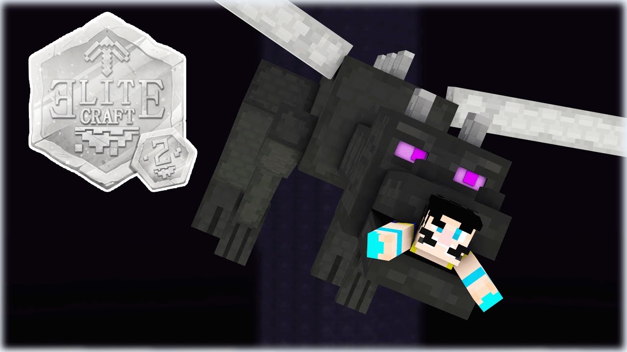 MY FIRST TIME KILLING THE DRAGON IN MINECRAFT - EliteCraft 2 #26 - Withzy