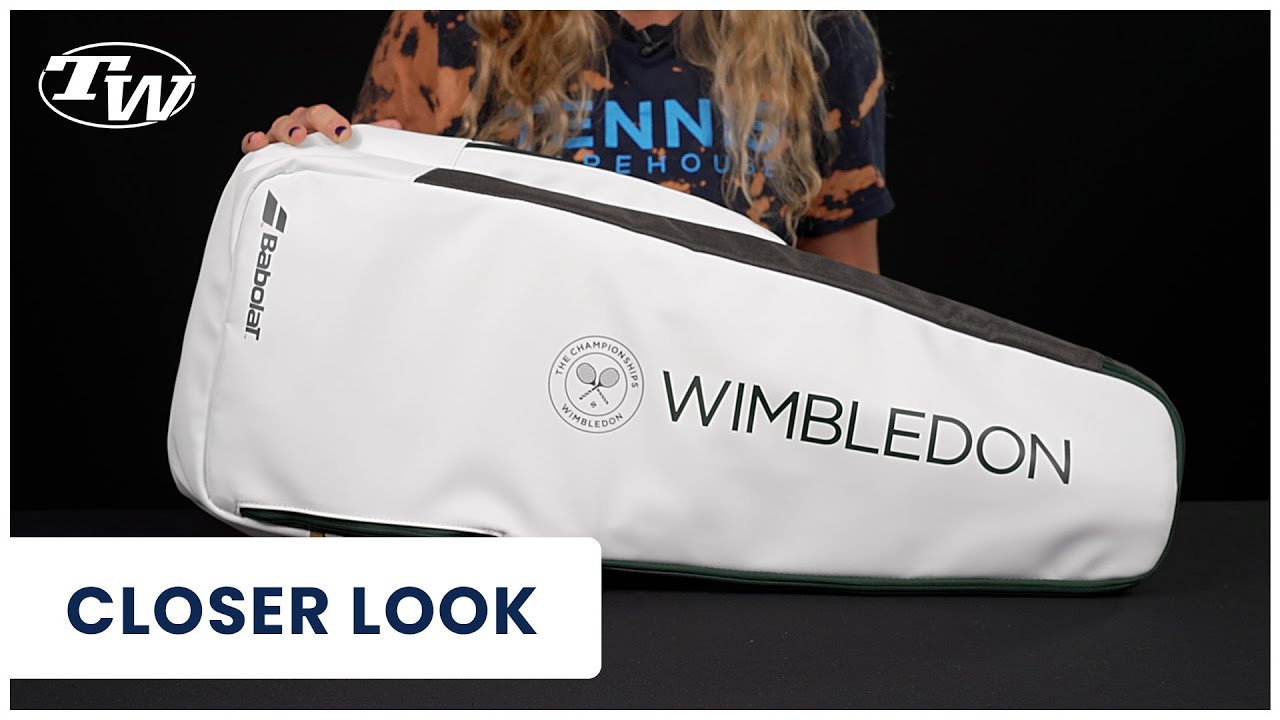 Take a closer look at the Babolat Pure Tennis Wimbledon Backpack Bag  (can hold 3 racquets)