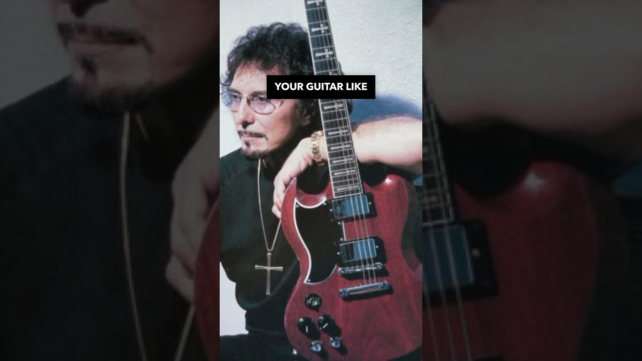 Light strings for heavy riffs! ✝️🦇How to setup your guitar like Tony Iommi   #blacksabbath #iommi