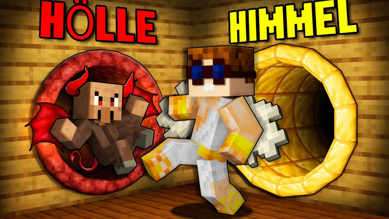 PAT W&Auml;HLT ENGEL vs. TEUFEL T&Uuml;R in Minecraft!