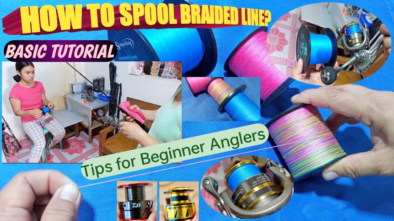 PAANO DIREKTANG MAGLAGAY NG BRAIDED LINE SA MAKINIS NA SPOOL NG SPINNING REEL?
