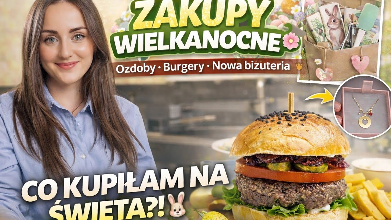 ANIA BARDOWSKA ZAKUPY🐰🛍 OBIAD🍔 WIOSENNA BIŻUTERIA💍 MINI VLOG🌷