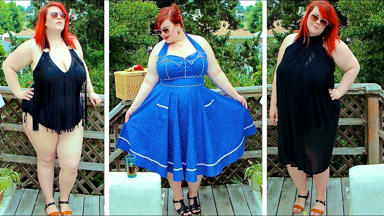 Pool Party OOTD: Sexy Swimsuit & Darling Dress | Plus Size