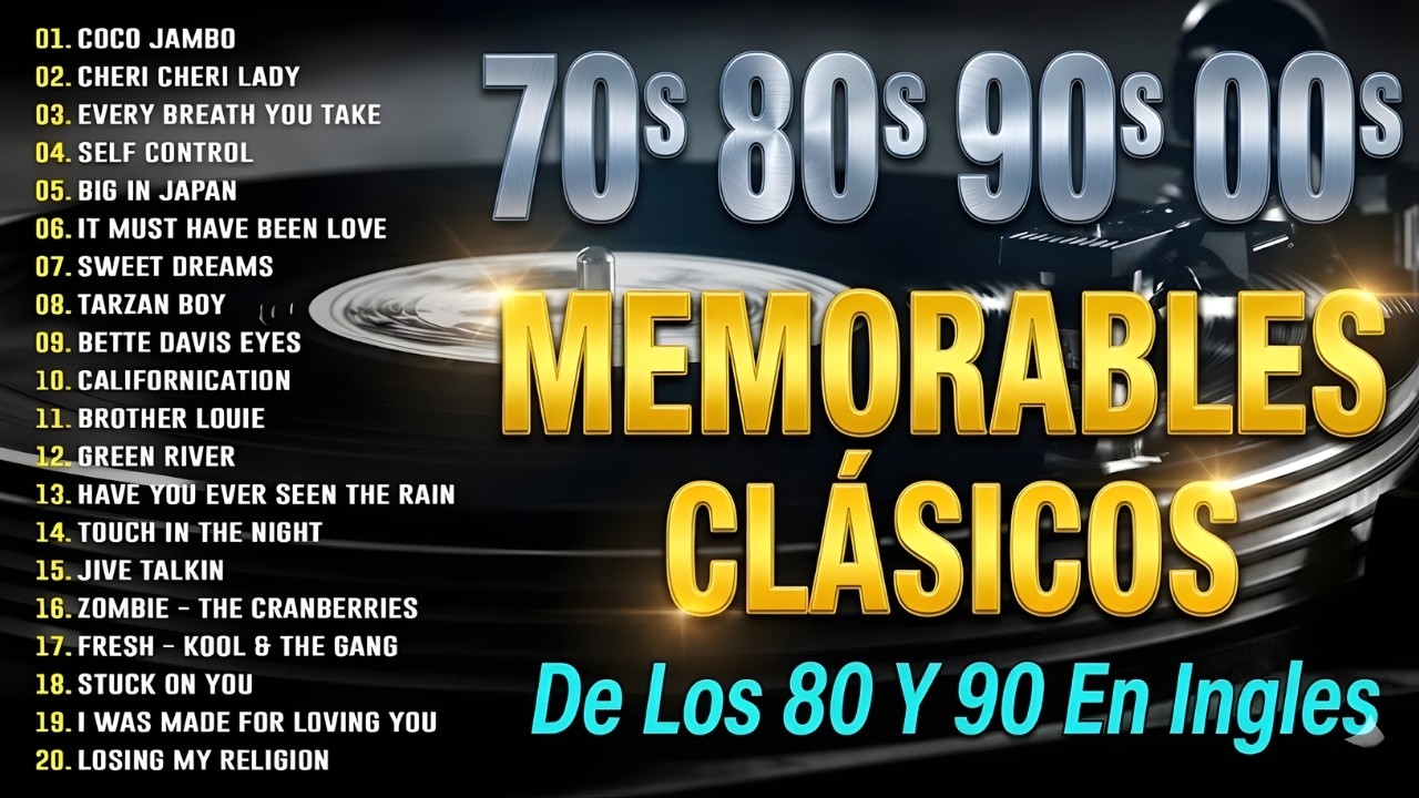 🎧 Grandes Éxitos 70s 80s 90s 📀 Playlist Oldies | Mejores Hits Retro 80s Música Clásica