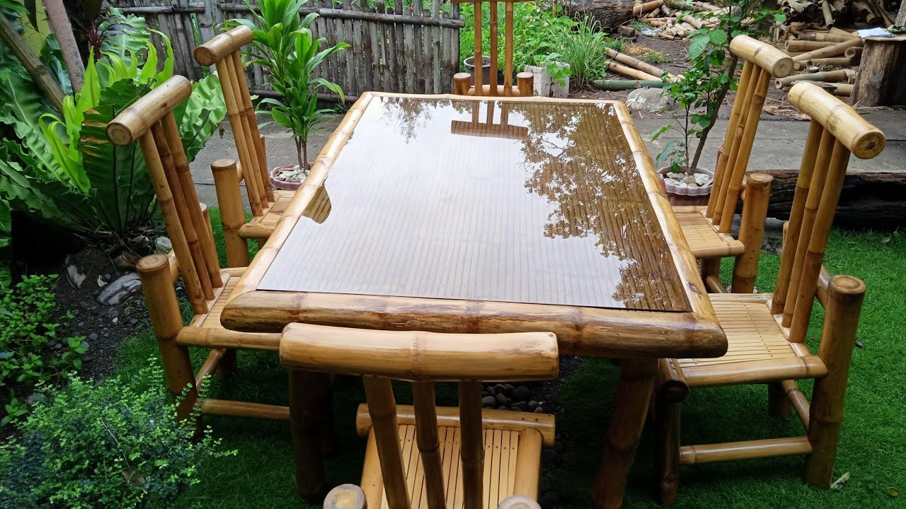 Dining Table-6 Seaters (SIATON BAMBOO CRAFT)