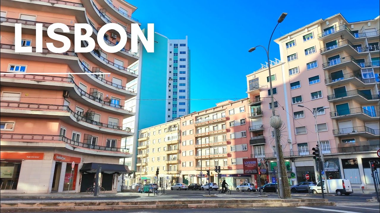 Rome Avenue in Lisbon PORTUGAL