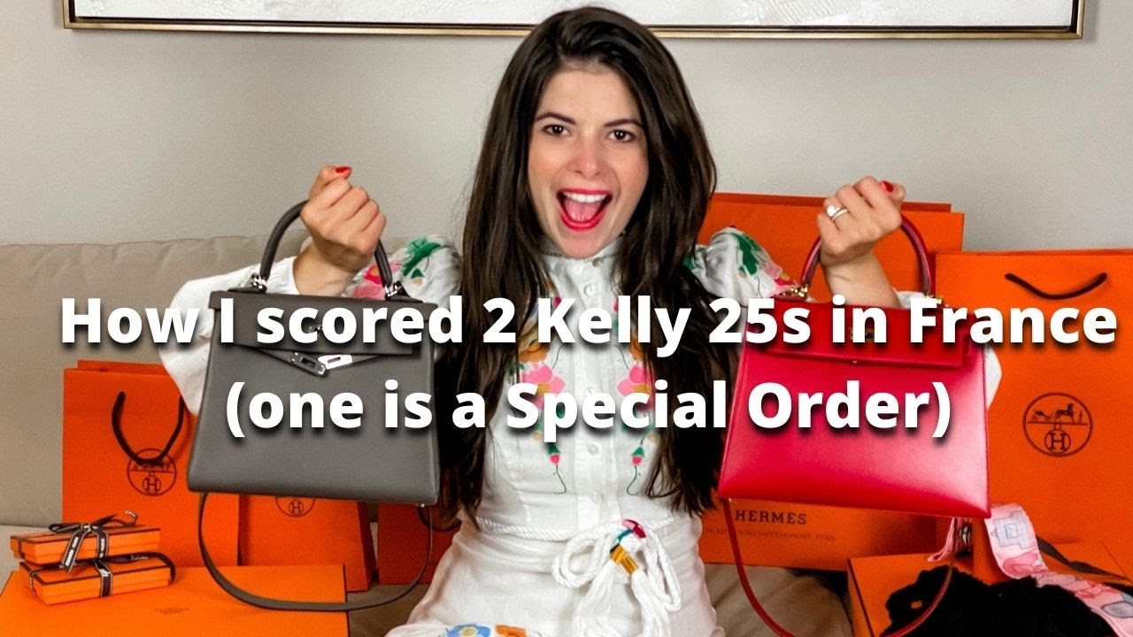 Как я получила 2 сумки Kelly 25 за недельную поездку во Францию. Одна из них — сумка по специальн...