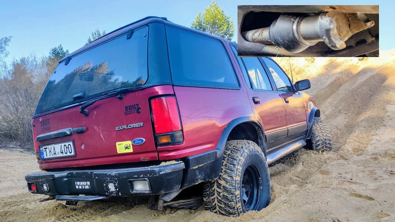 Suzuki Saves the Day When a Ford Explorer's Axle Shaft Explodes