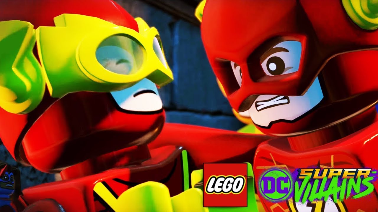Flash and Reverse Flash vs Johnny Quick (LEGO DC SUPER VILLAINS)