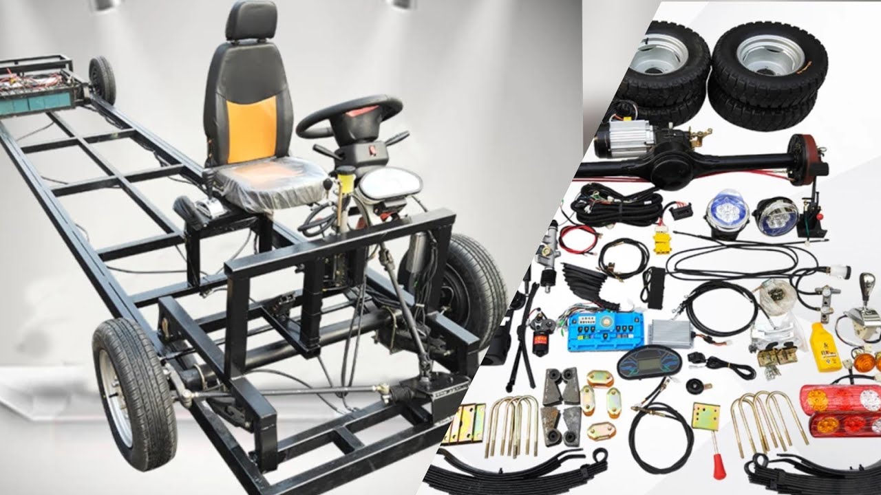 DIY Electric four-wheeler Car, food truck