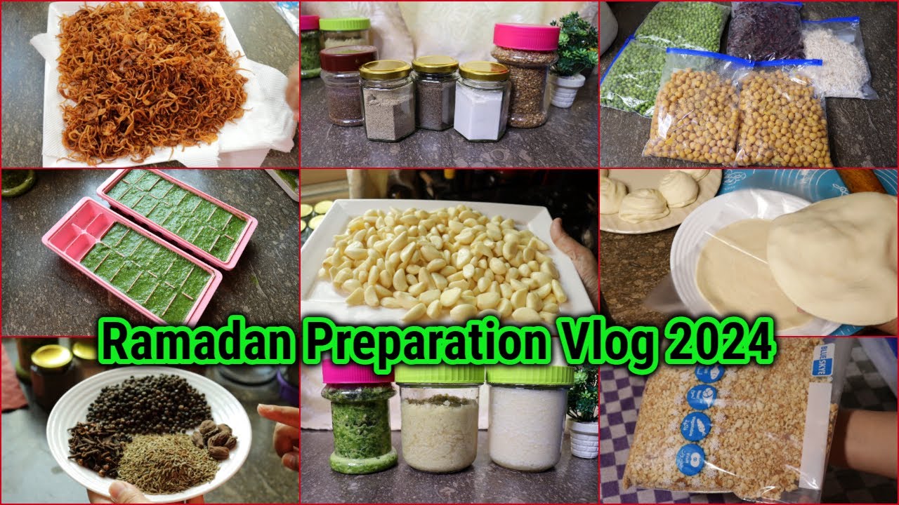 Ramadan Preparation Vlog 2024 😍 Ideas To Save Time In Ramadan & Organize Kitchen