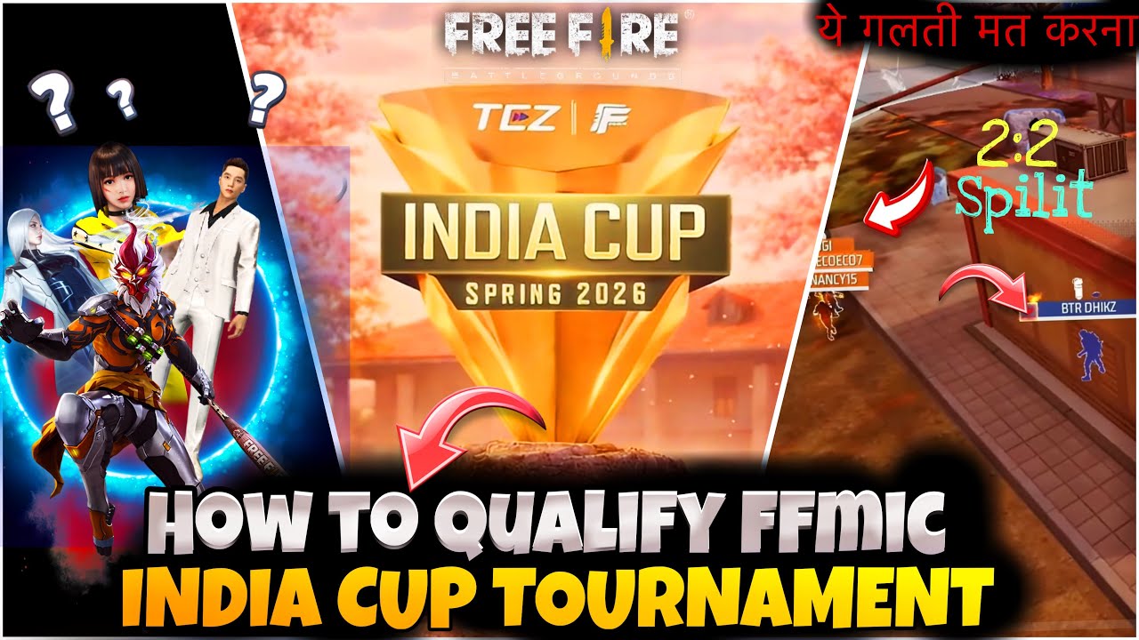 HOW TO QUALIFY FFMIC INDIA  CUP FREEFIRE 2026 TOURNAMENT FULL DETAIL |JOIN START KAISE KARE|POINT?