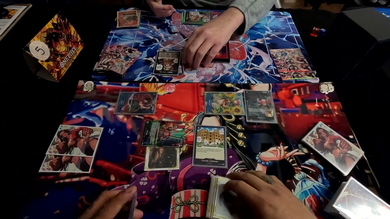 One Piece TCG: Usopp vs Shanks! Local Tournament. Round 3. pt2