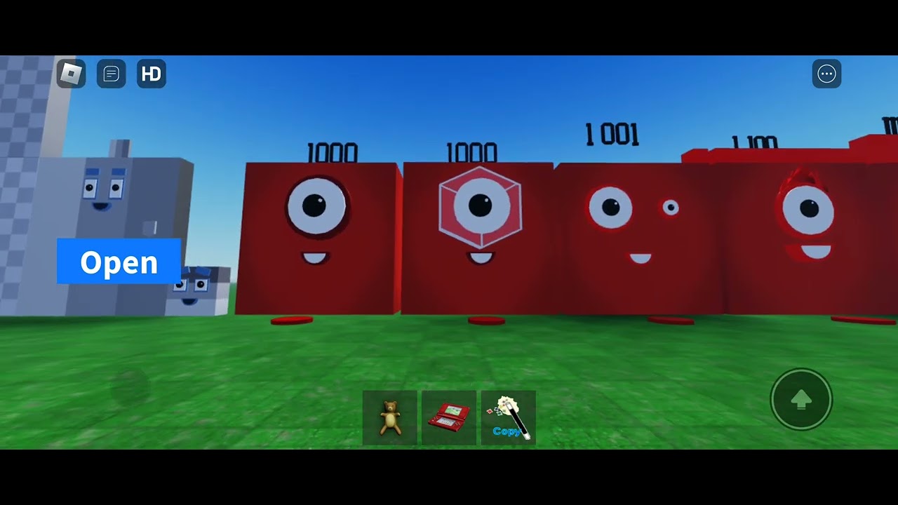 Numberblocks Roblox 1 to 1 billion